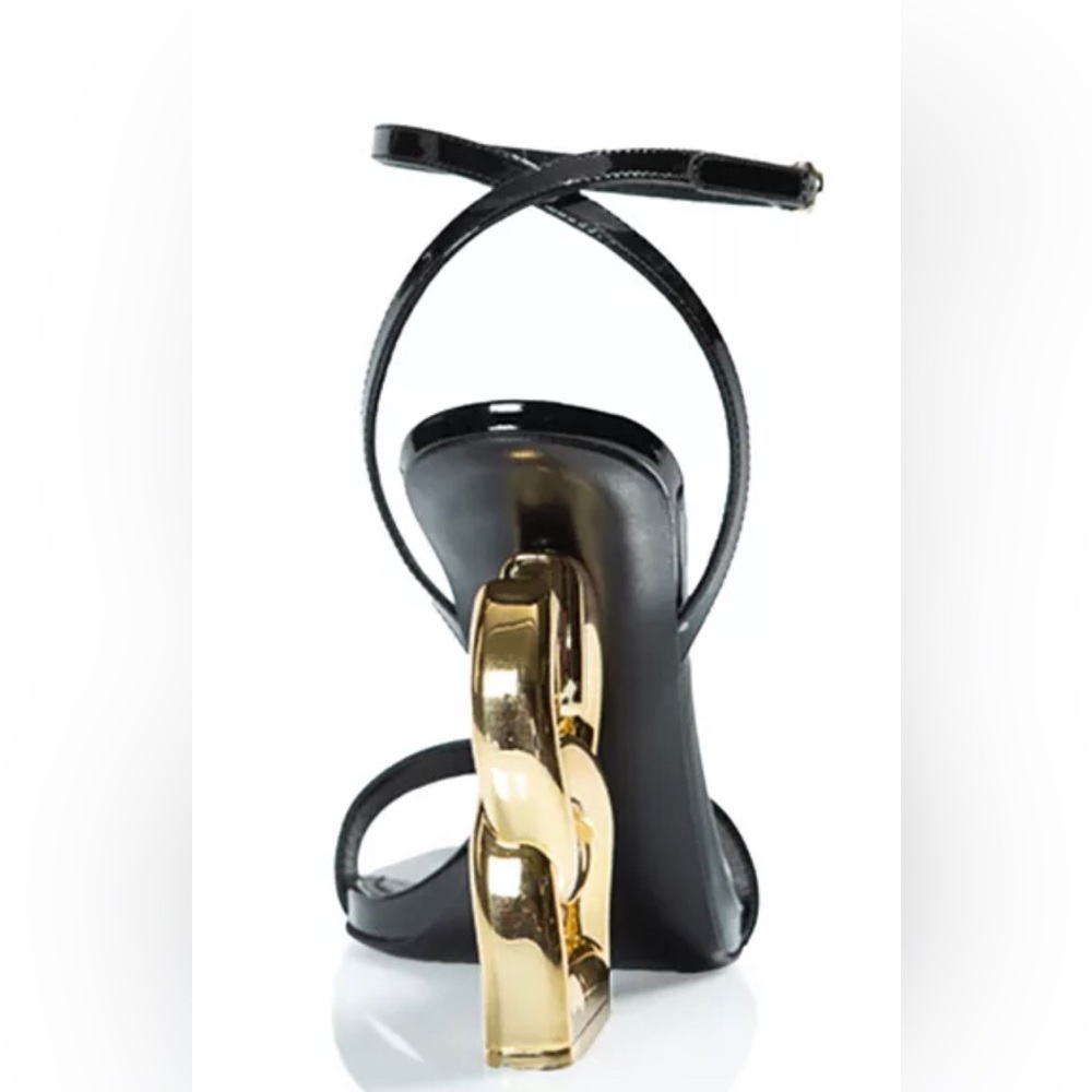 Dolce & Gabbana Black and Gold Heels - Picture 3 of 16